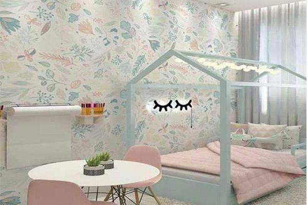 The most modern luxury girl's bedroom decoration