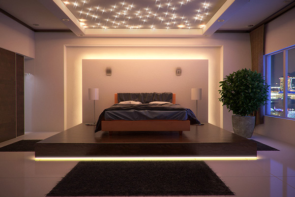 برای نورپردازی اتاق خواب منابع نور را در اتاق خود دو برابر کنید