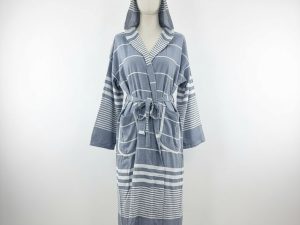 حوله تن پوش کلاهدار یزدی راه راه